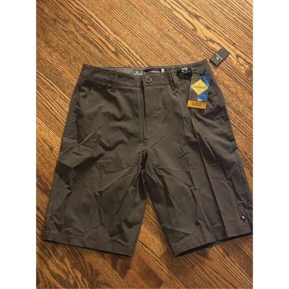 Rip Curl Phase 21" Boardwalk Shorts Black 29 men’s New - Picture 3 of 8
